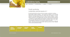 Desktop Screenshot of pabukimekartu.lt